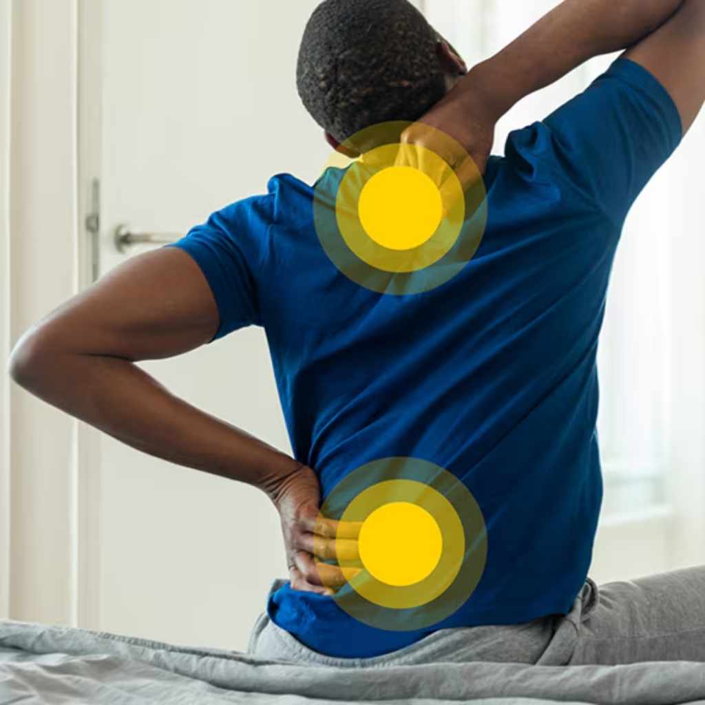 Yoga therapy for lower back pain.